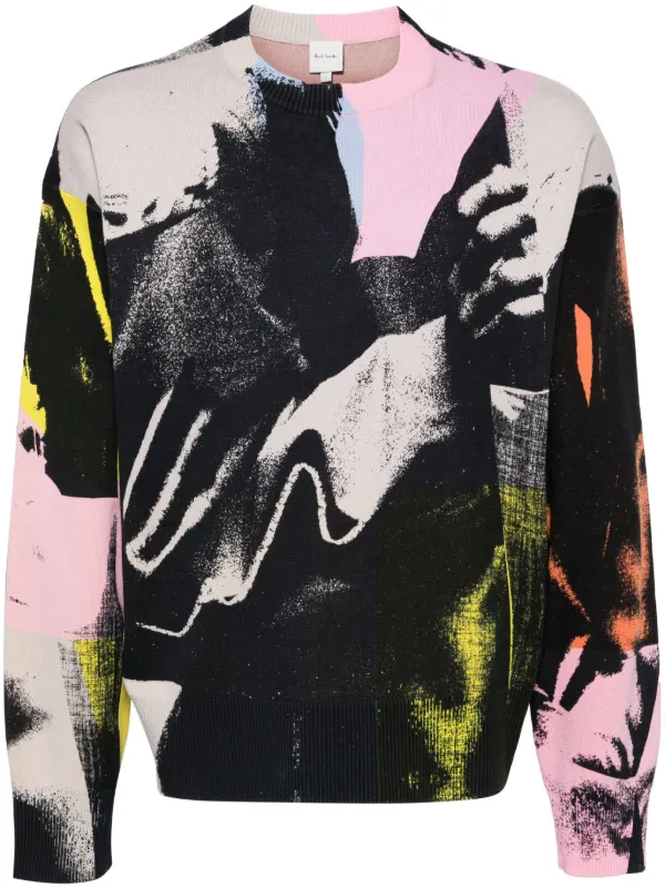 PS Paul Smith Happy Gradient スウェットシャツ | ブラック
