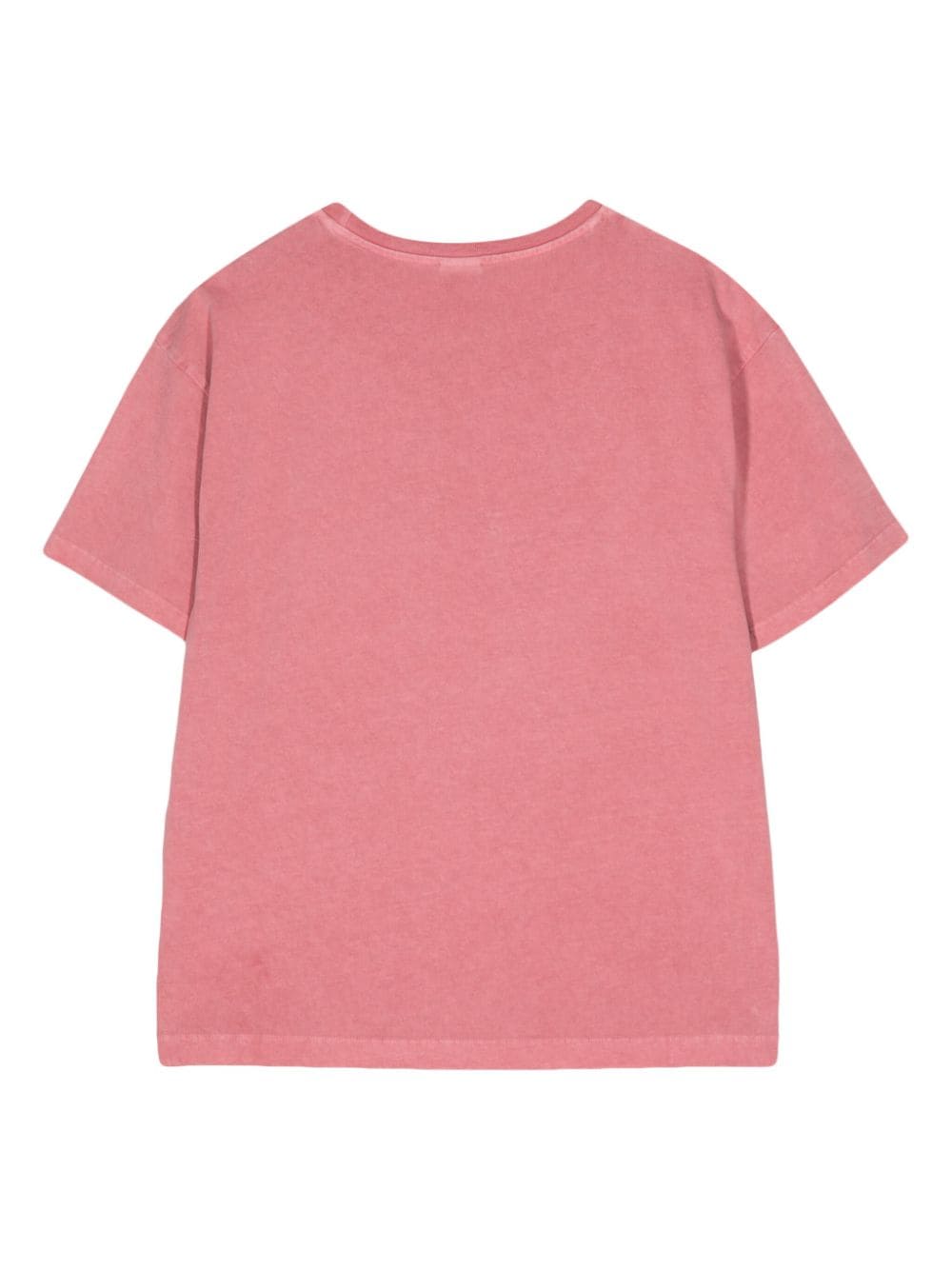PS Paul Smith T-shirt van biologisch katoen met geborduurd logo Roze