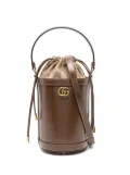 Gucci mini Ophidia bucket bag - Brown