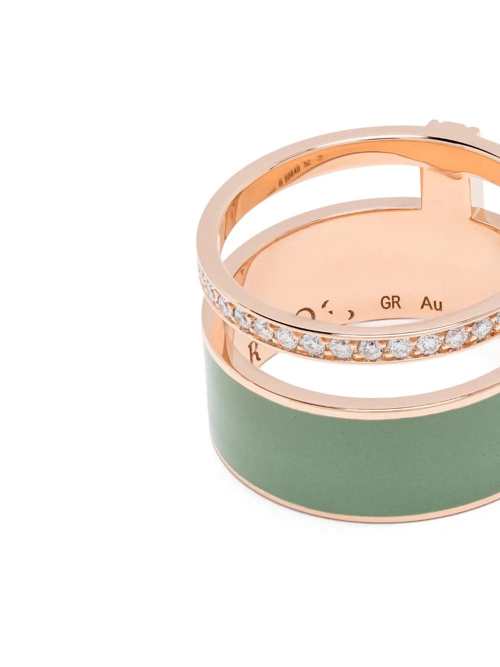 Repossi Anello Berbere in oro rosa 18kt con diamanti | Anelli di alta gioielleria | Image 3