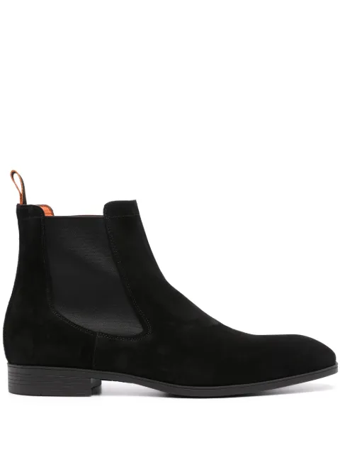 Santoni suede Chelsea boots