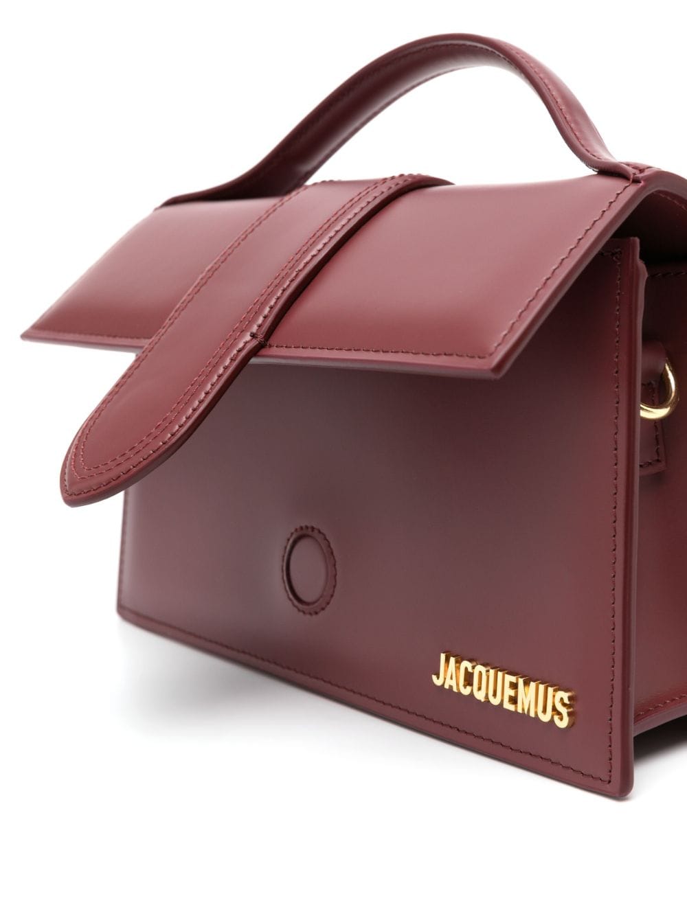 Shop Jacquemus Le Grand Bambino Tote Bag In Red