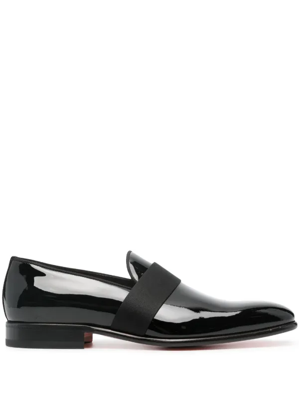 Santoni Tom patent leather shoes Santoni Patent Leather Oxford Shoes | Black | FARFETCH main image 3