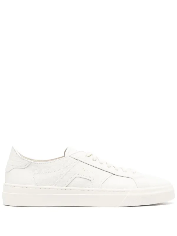 Santoni レザースニーカー | ホワイト | FARFETCH JP