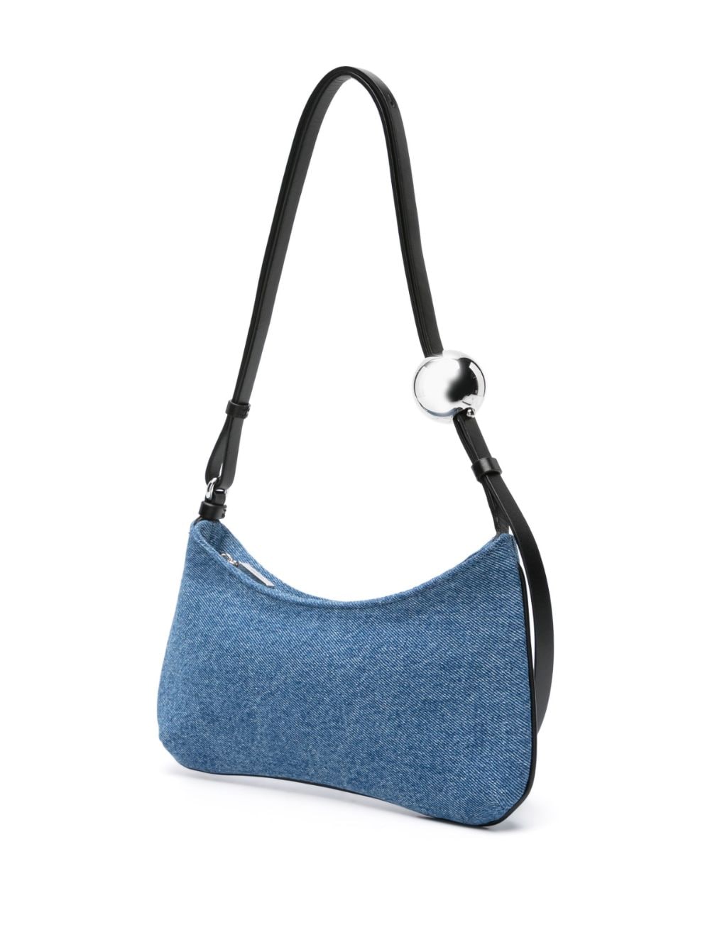 Shop Jacquemus Le Bisou Perle Shoulder Bag In Blue