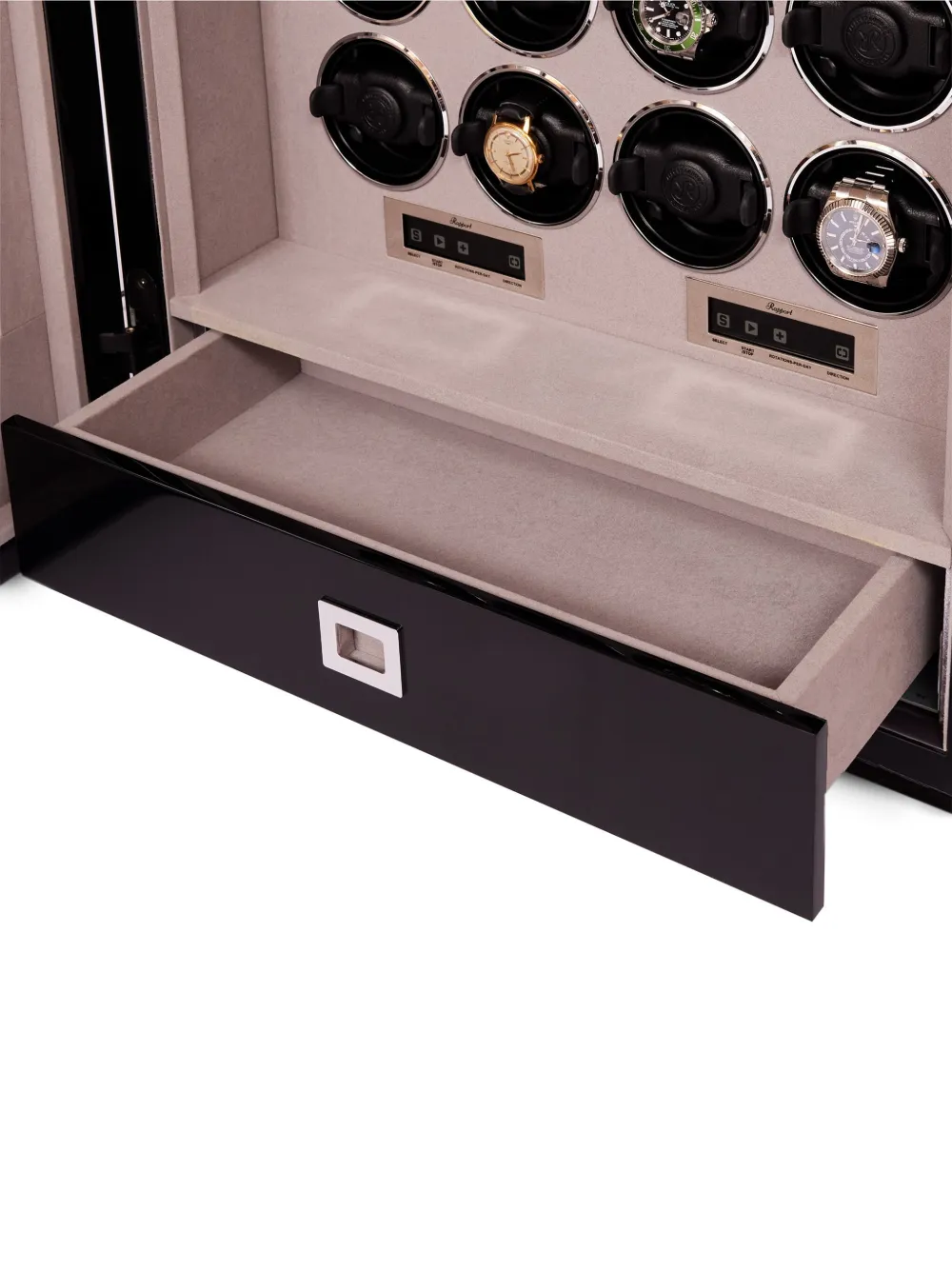 Shop Rapport Paramount Twenty-watch Winder In Black