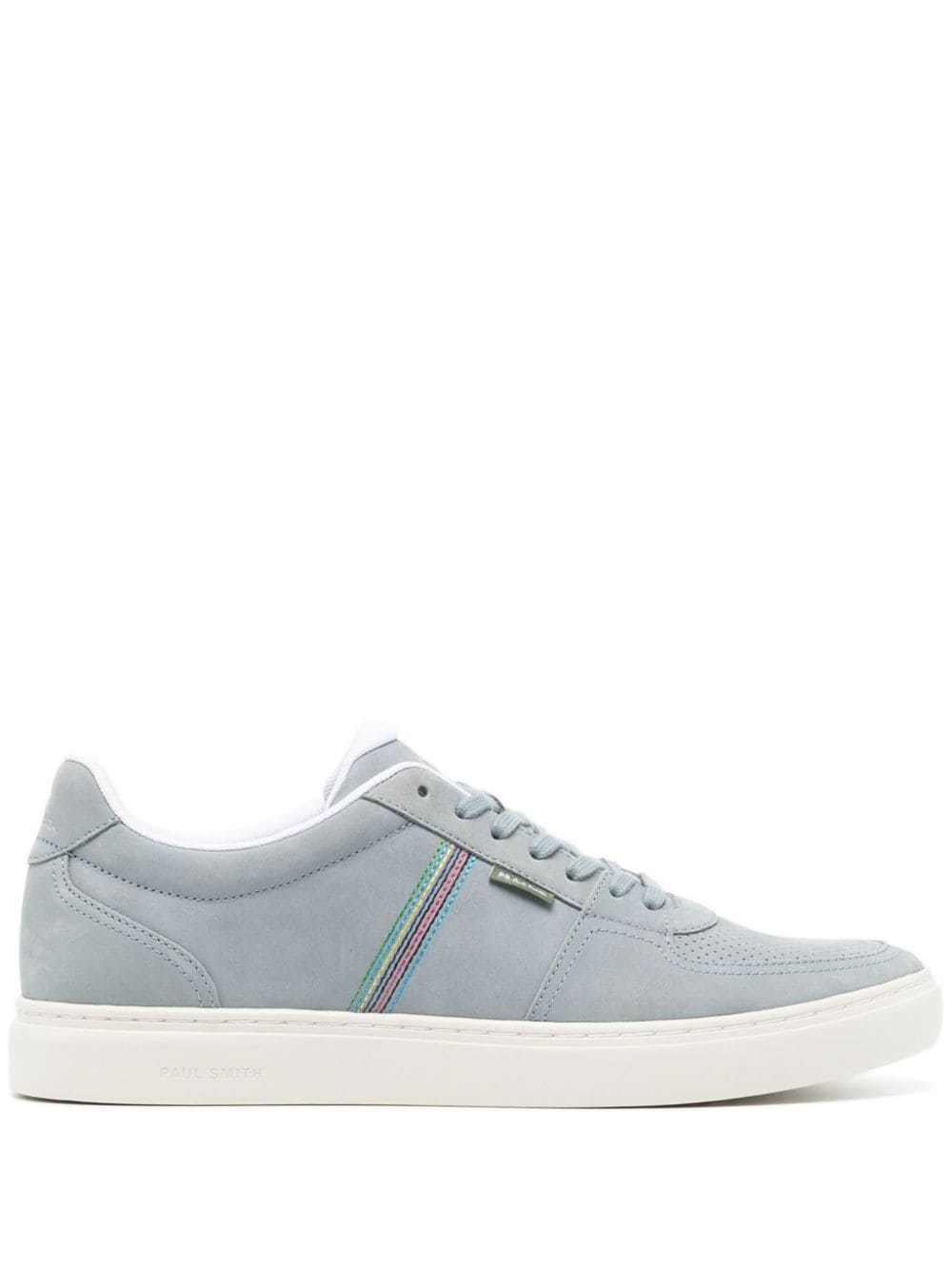 Ps By Paul Smith Logo-patch Leather Trainers In Blue