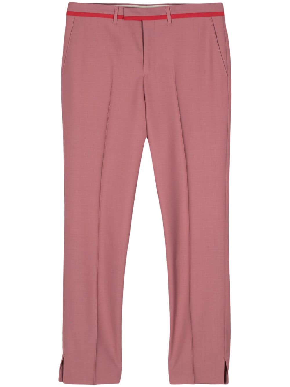 Paul Smith Tailored Wool Trousers In Pink