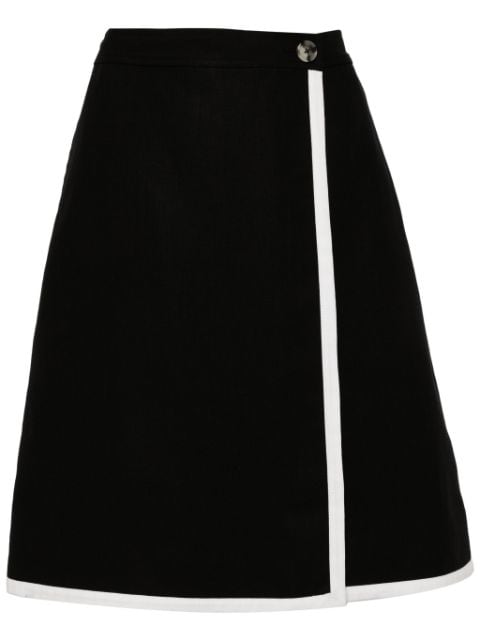 Paul Smith linen wrap skirt