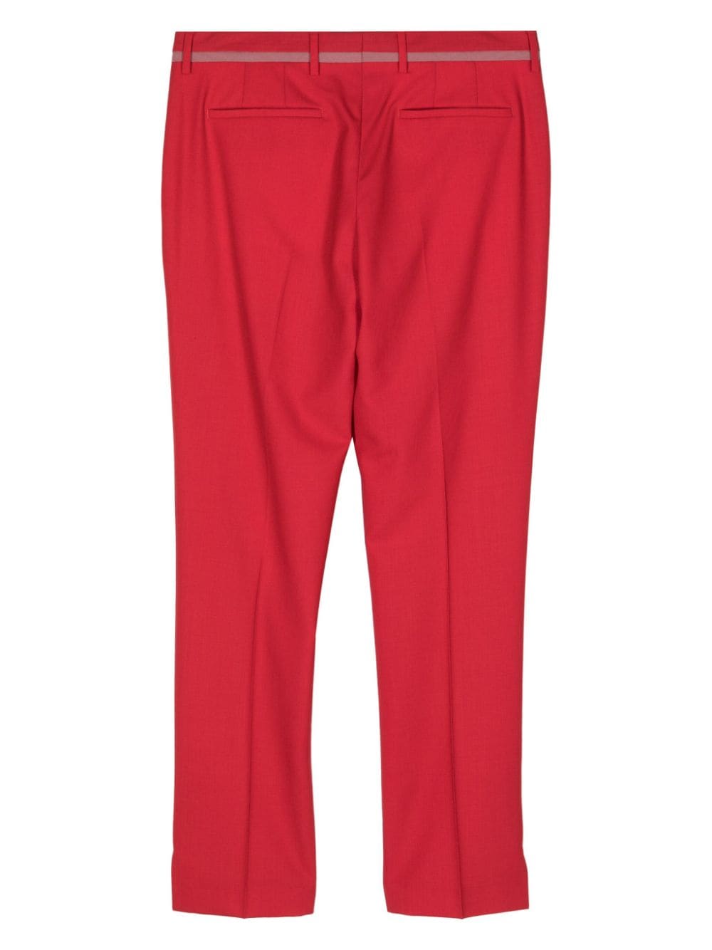Shop Paul Smith Tailored Wool Trousers In Red