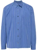 Paul Smith vetical-stripe print cotton shirt - Blue