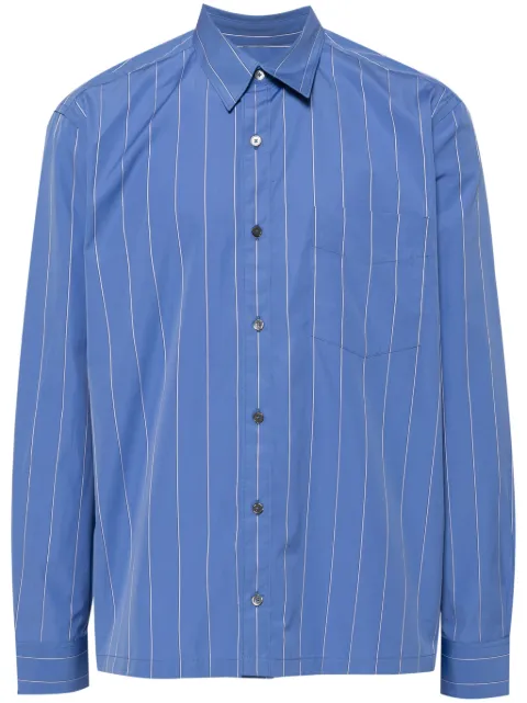 Paul Smith vetical-stripe print cotton shirt