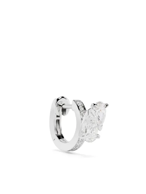Boucle d'oreille Serti Sur Vide en or 18ct ornée de diamants - Repossi - Modalova