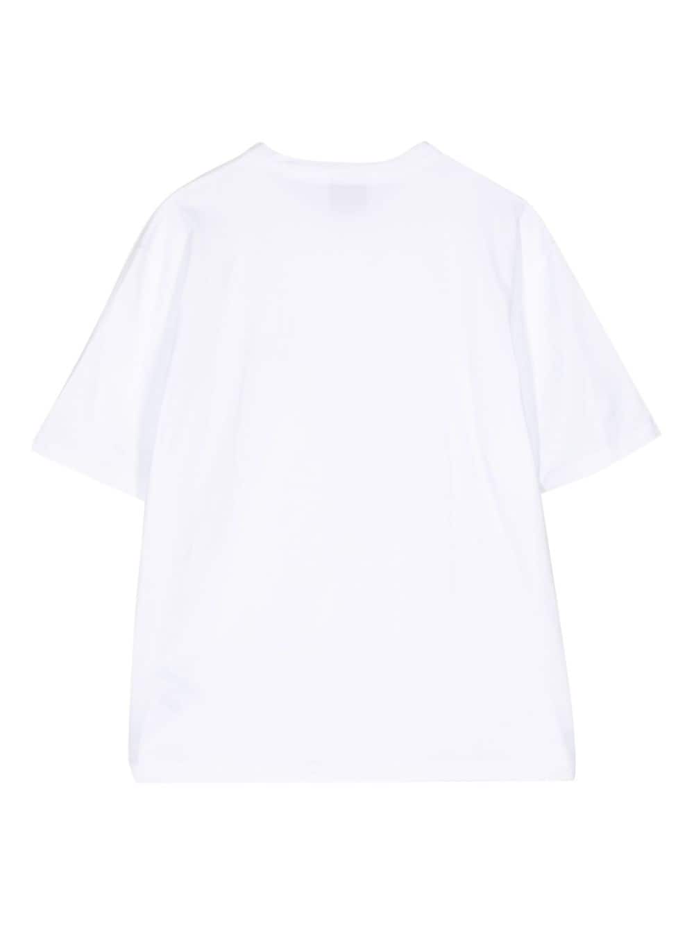 Image 2 of PS Paul Smith Slant Logo-print stretch-cotton T-shirt