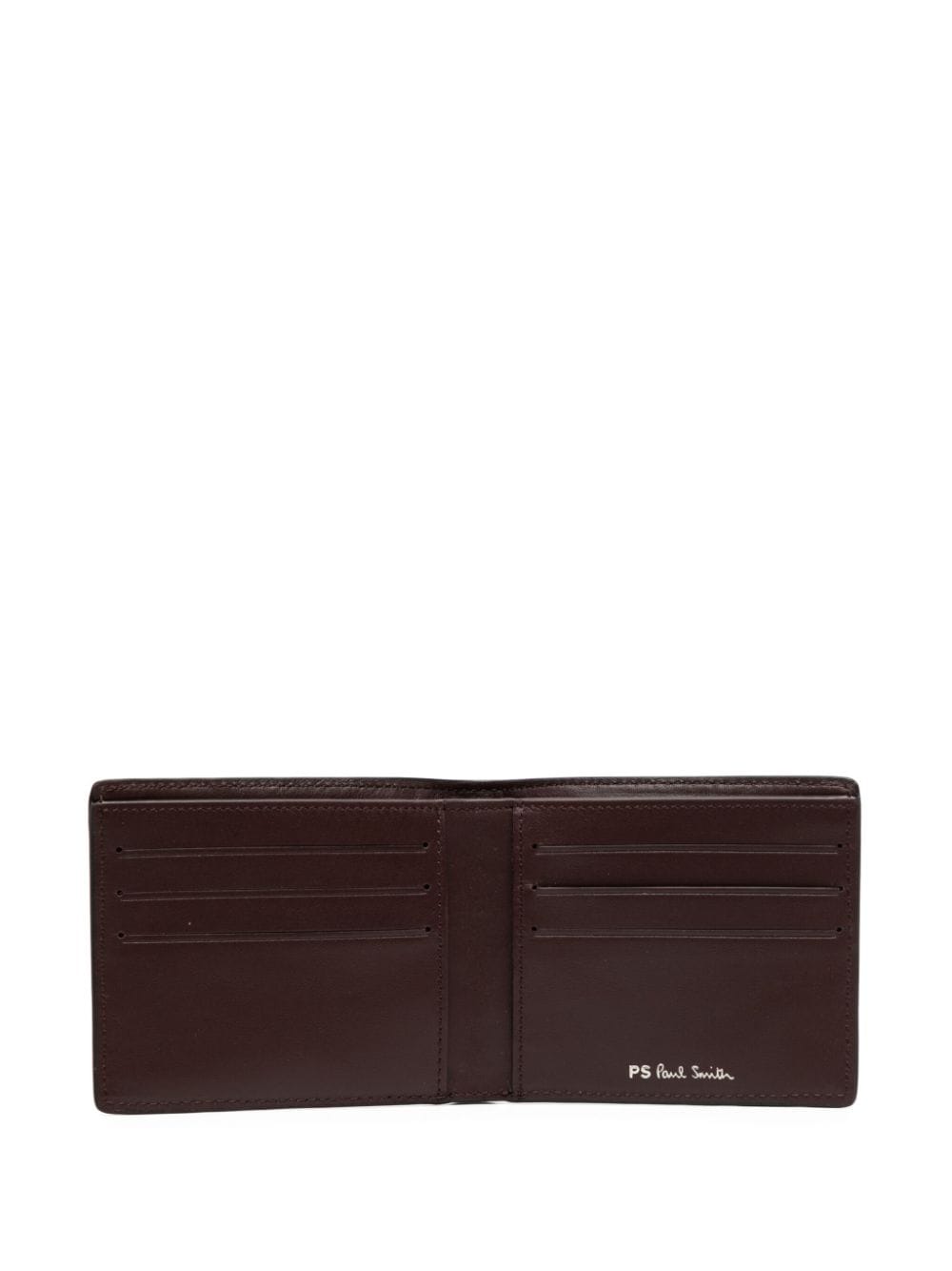Shop Ps By Paul Smith Zebra-print Leather Wallet In Black