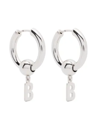 Balenciaga shop earrings silver