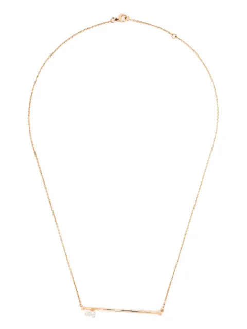 Repossi 18kt rose gold Serti sur Vide chain-link pendant necklace