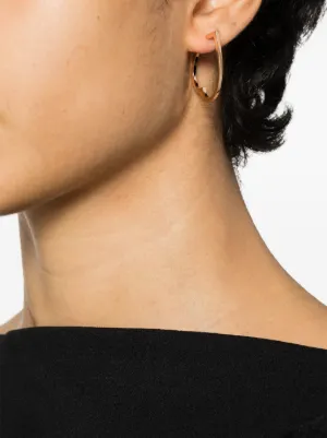 REPOSSI ブラックフープピアス ダイヤ付き REPOSSI レポシ 750