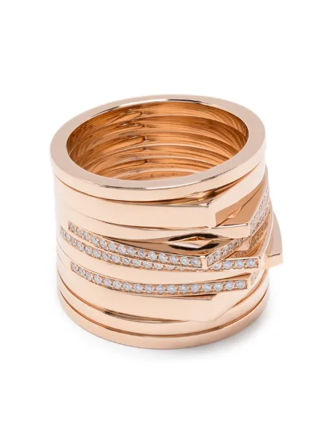 Repossi 18kt rose gold Antifer diamond ring