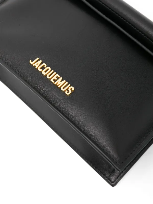 Jacquemus La Petite Pochette Rond Carré Clutch Bag | Black