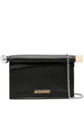 Jacquemus La Petite Pochette Rond Carré clutch bag - Black