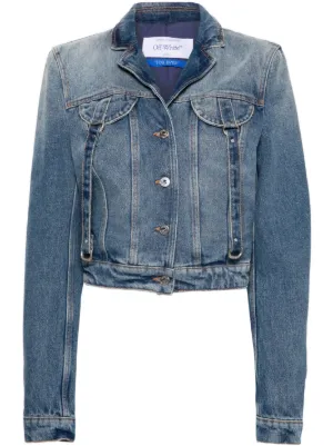 Off white 19ss best sale denim jacket