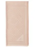 Prada logo-jacquard silk scarf - Pink