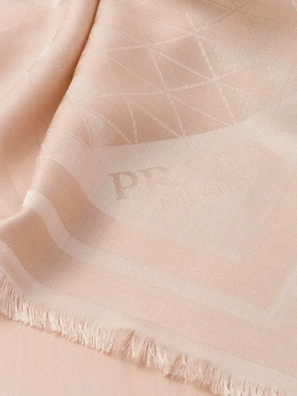 Prada シルクスカーフ | ピンク | FARFETCH JP