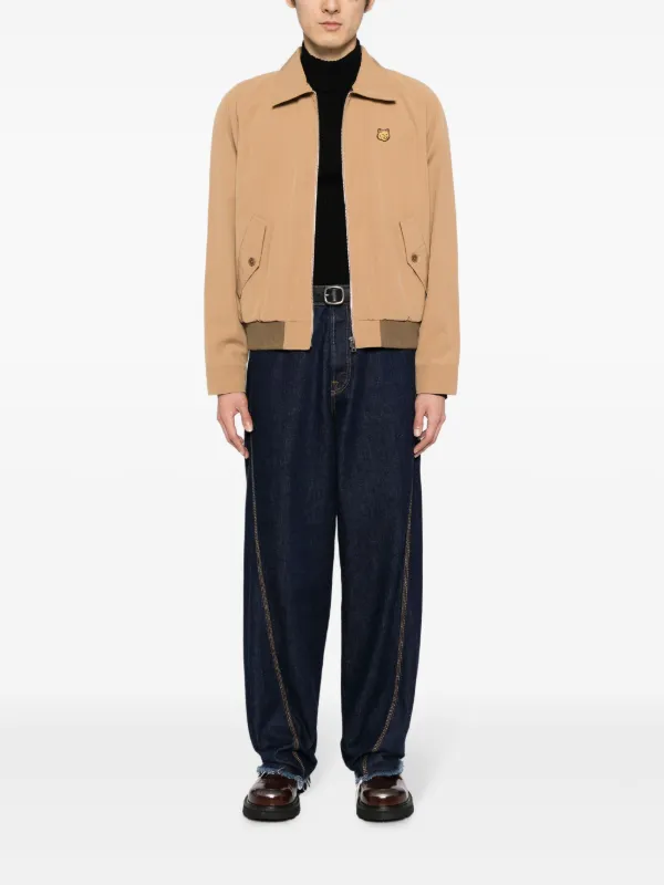 Maison Kitsuné Bold Fox Head ジャケット | ブラウン | FARFETCH JP