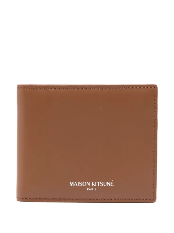 Maison Kitsuné 二つ折り財布 | ブラウン | FARFETCH JP