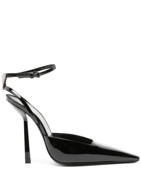 Saint Laurent Anouk 115mm leather slingback pumps