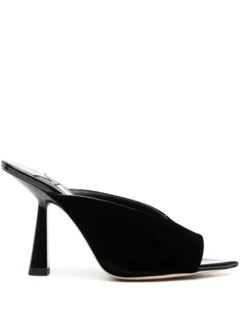 Jimmy Choo Maryanne 100mm velvet sandals