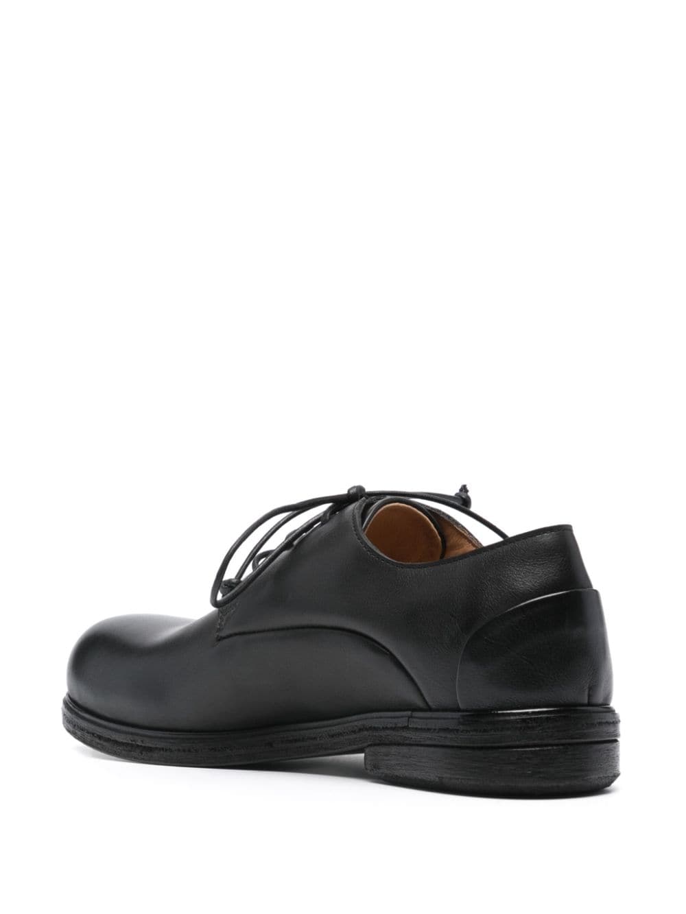 Shop Marsèll Leather Oxford Shoes In Black