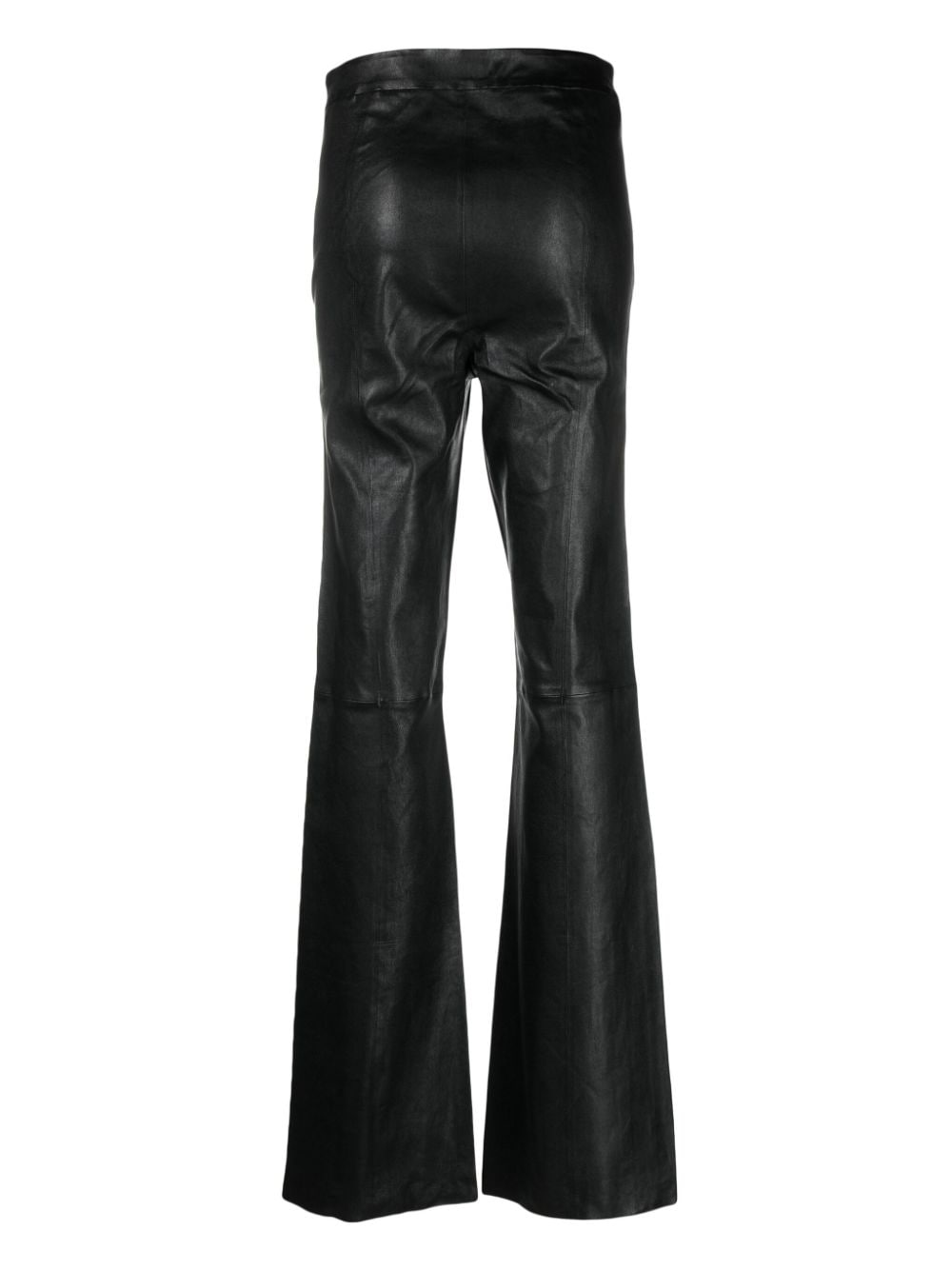 Gestuz IvyGZ leather slim-fit trousers - Zwart