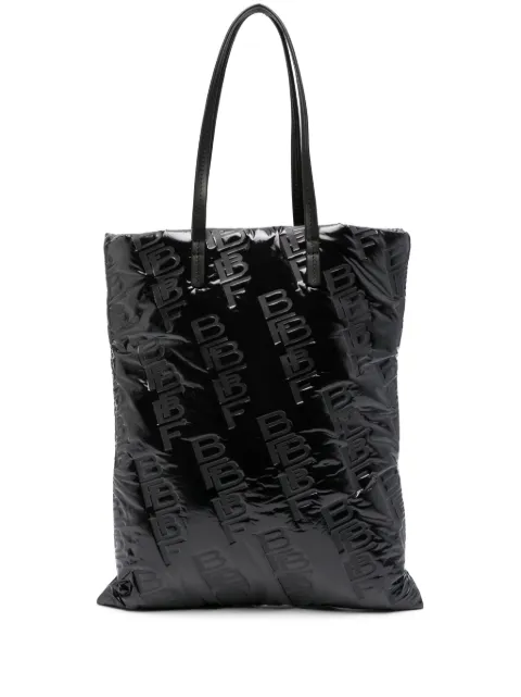 BY FAR logo-embossed tote bag