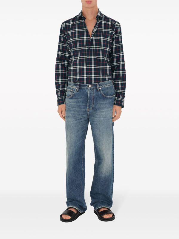 Burberry simpson discount check shirt