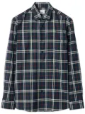 Burberry Simpson checked cotton shirt - Black
