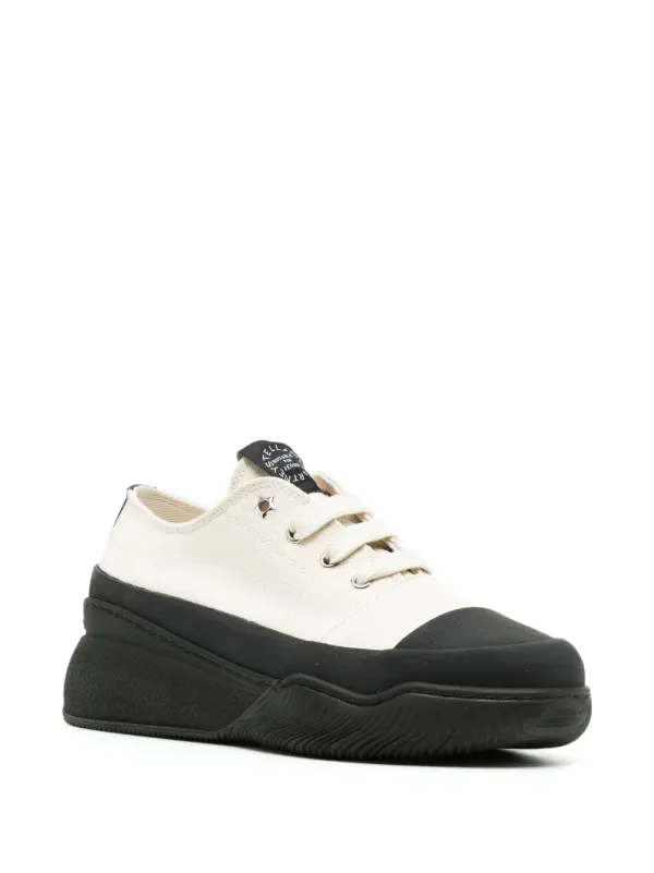 *STELLA McCARTNEY*スエード加工 バイカラーデザイン スニーカー Stella McCartney バイカラー プラットフォーム スニーカー