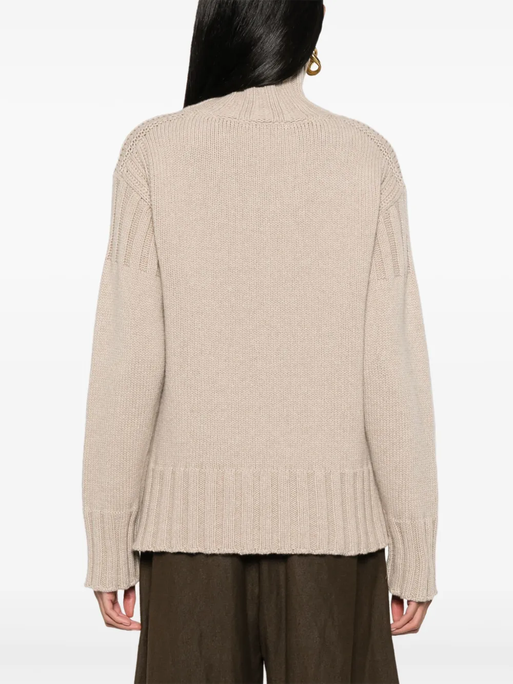 Jil Sander Kasjmier coltrui Beige