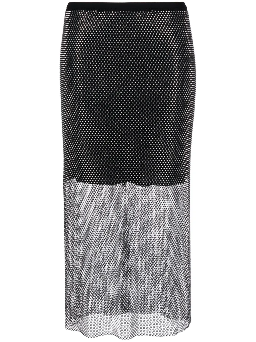 Gestuz Yadegz Shimmer Midi Skirt In Black