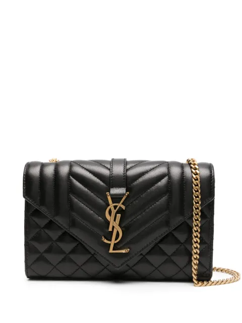 Saint Laurent small Envelope quilted shoulder bag WOMEN