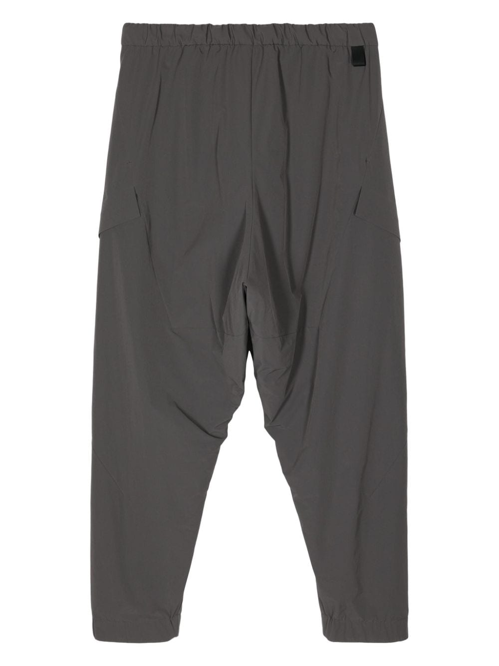 Fumito Ganryu Easy drop-crotch track pants - Grijs