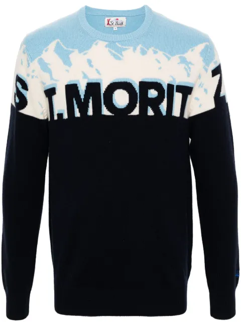 MC2 Saint Barth pull à motif intarsia