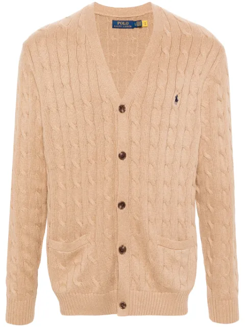 Polo Ralph Lauren cable-knit cotton cardigan 