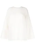 b+ab crew-neck brushed-effect jumper - Neutrals