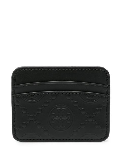 Tory Burch T monogram-pattern leather wallet Women