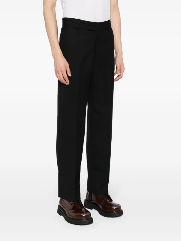 Maison Kitsuné straight-leg Tailored Trousers | Black | FARFETCH