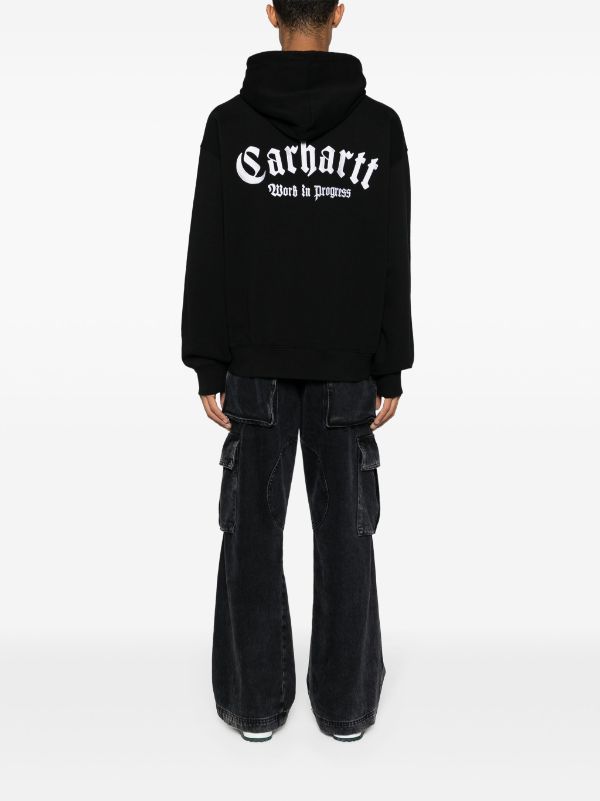 Carhartt WIP logo-embroidered Cotton Hoodie - Farfetch