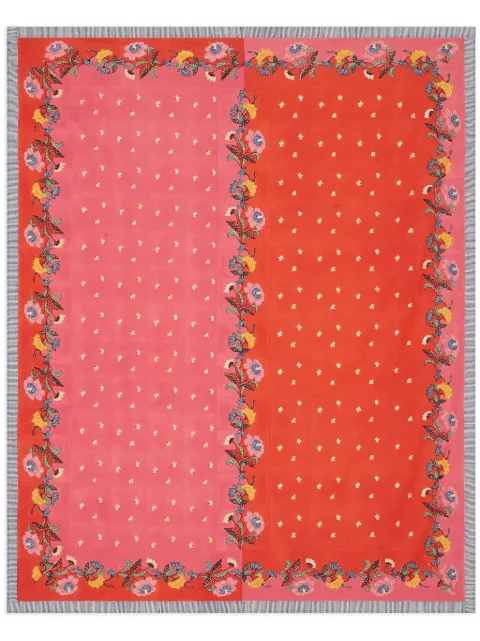Lisa Corti floral-print cotton table cloth