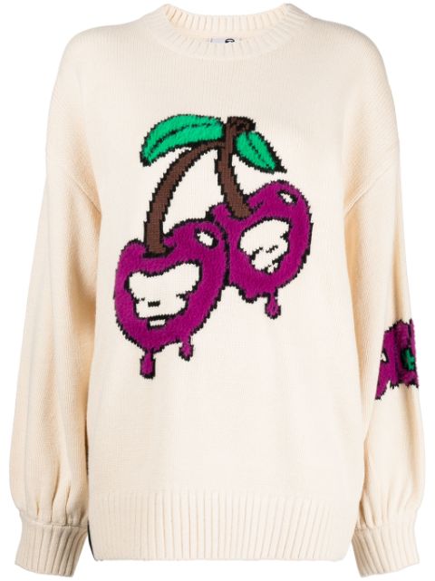 AAPE BY *A BATHING APE® crew-neck intarsia-knit jumper